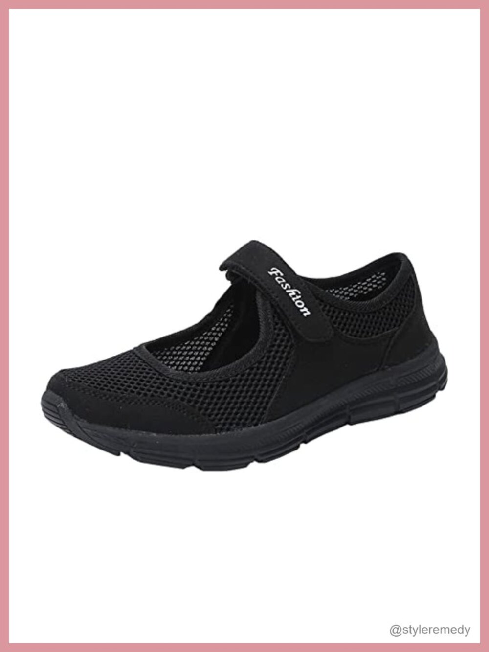 Womens Breathable Knit Mary Jane Flats Comfortable Walking Shoes